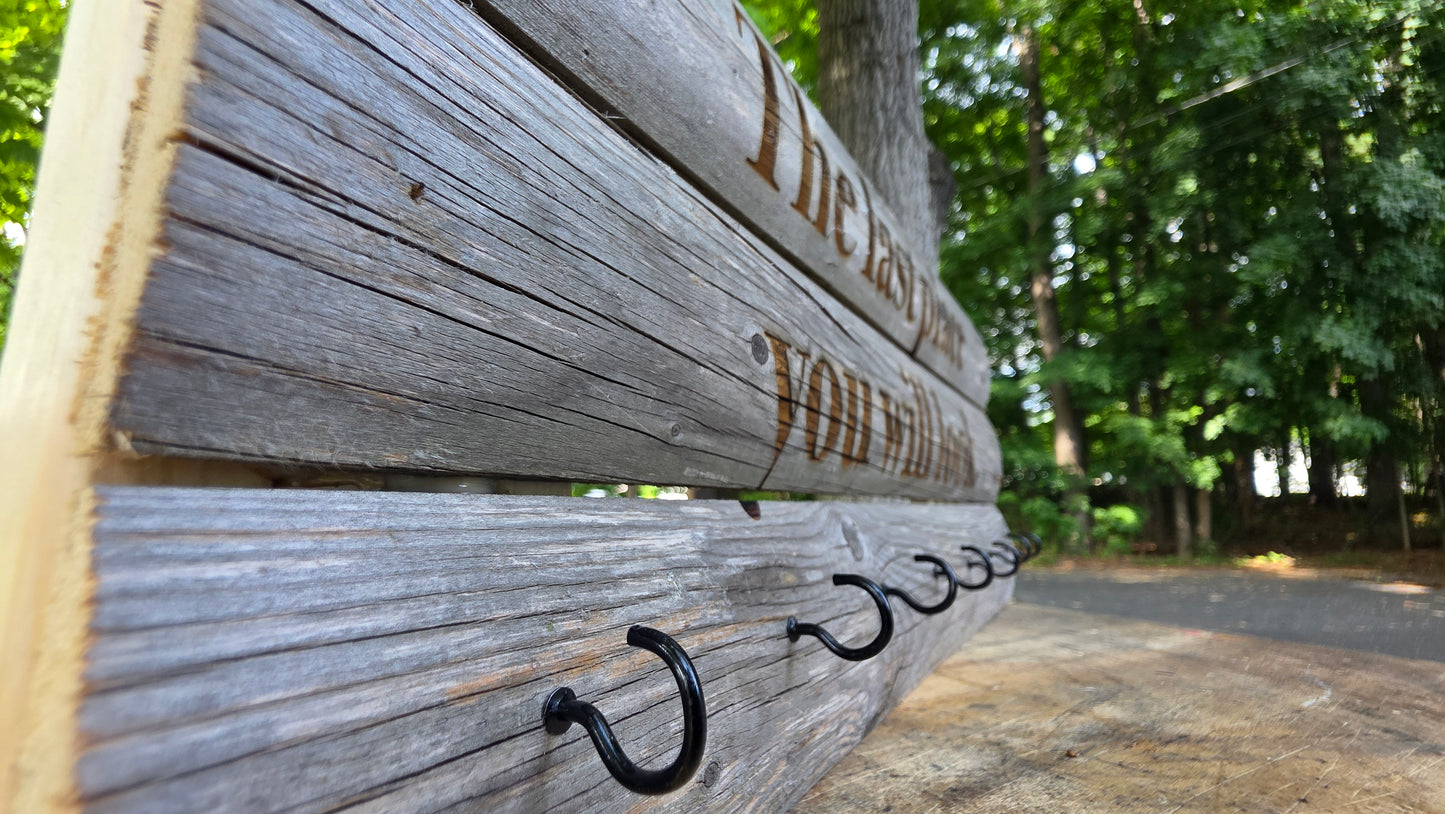 Rustic Key holder sign