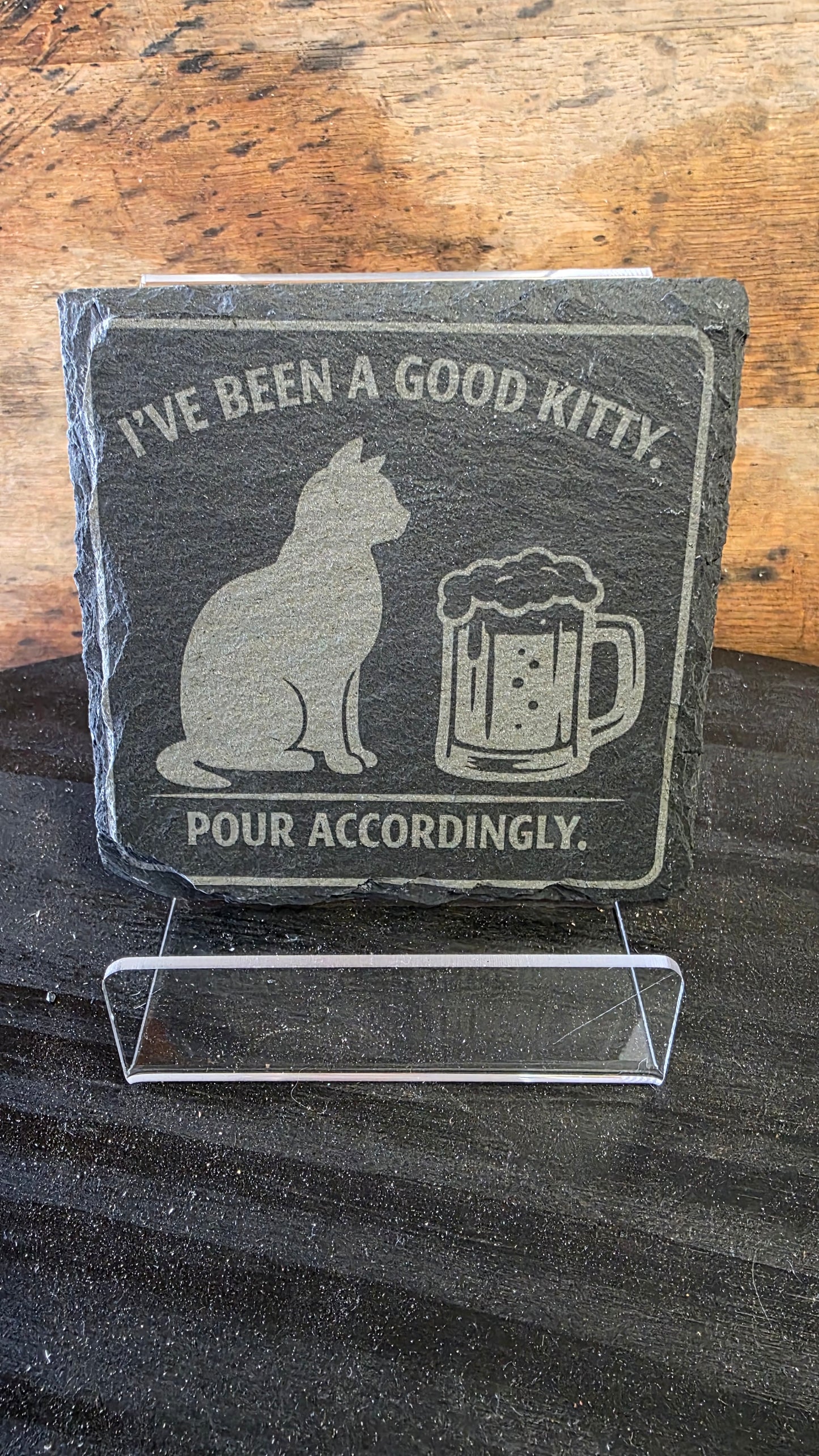 4 Inch Slate Coasters