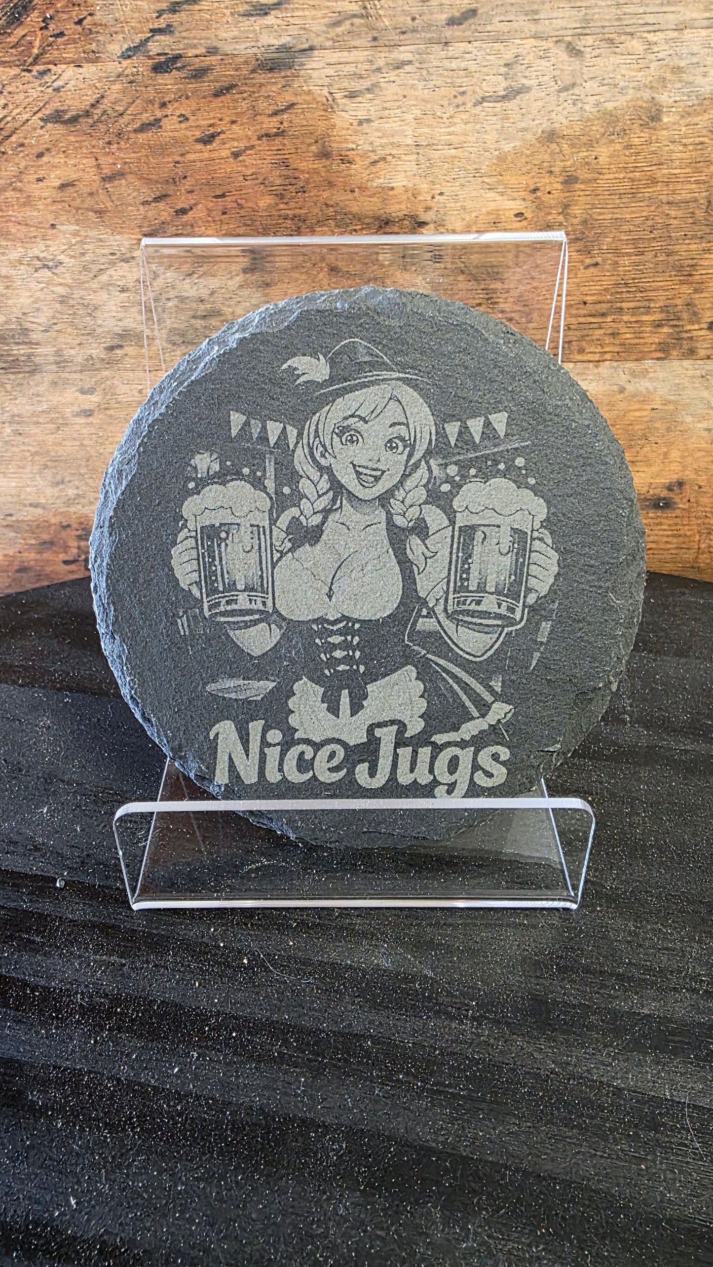 4 Inch Slate Coasters